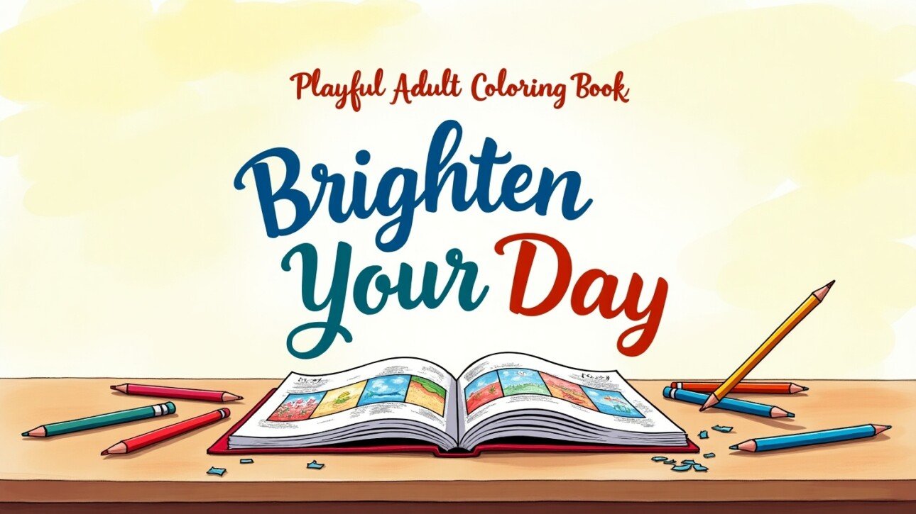 Funniest Playful Adult Coloring Book to Brighten Your Day